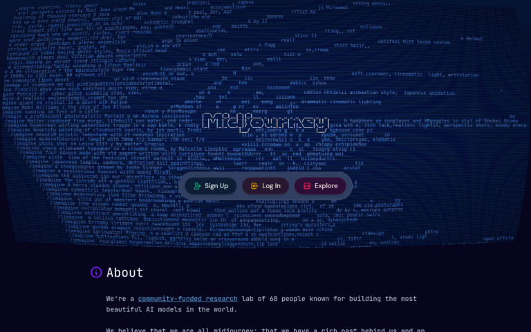 Midjourney公式サイト